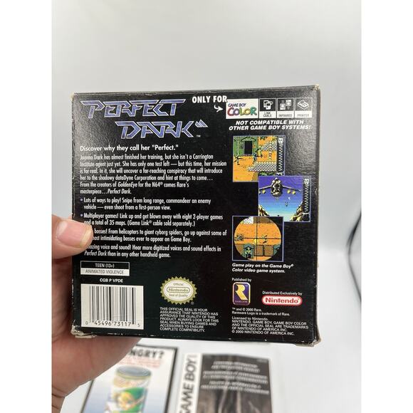 Perfect Dark (Nintendo Game Boy Color, 2000) Complete - Tested - Authentic VGC - Picture 11 of 14